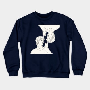 david and goliath Crewneck Sweatshirt